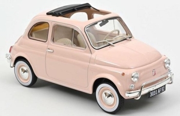 187774 Fiat 500 L 1968 pink w/ special birth pack 1:18
